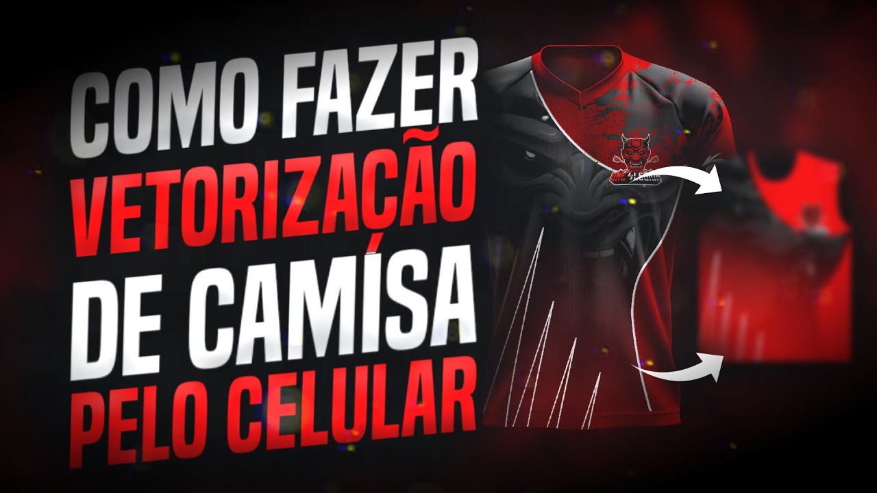 COMO FAZER VETORIZAR CAMISA JERSEY PELO CELULAR ANDROID PS TOUCH TUTORIAL VETORIZAÇÃO