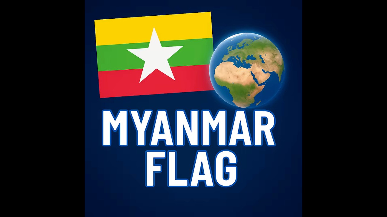 🇲🇲 Did you know this about the Myanmar flag?