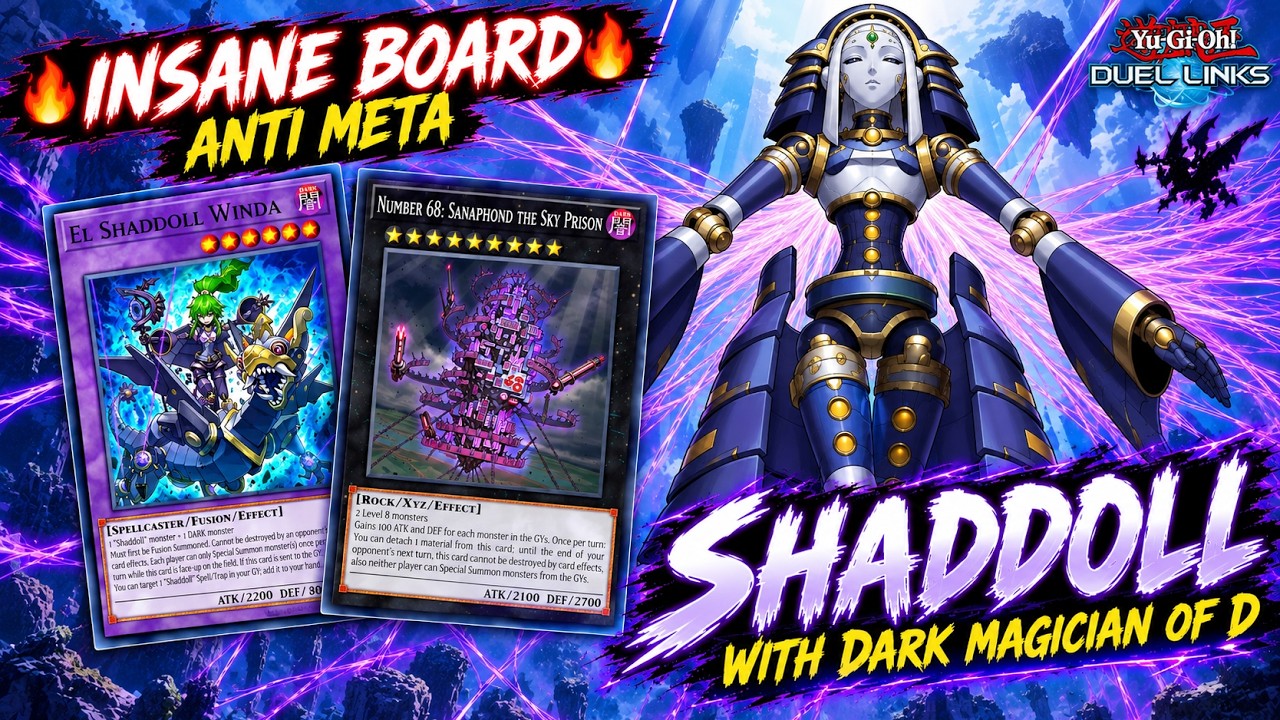 [SHADDOLL] WITH Number 68 | The ULTIMATE Anti-Meta (Deck Guide & Replays) Yu-Gi-Oh! DL.