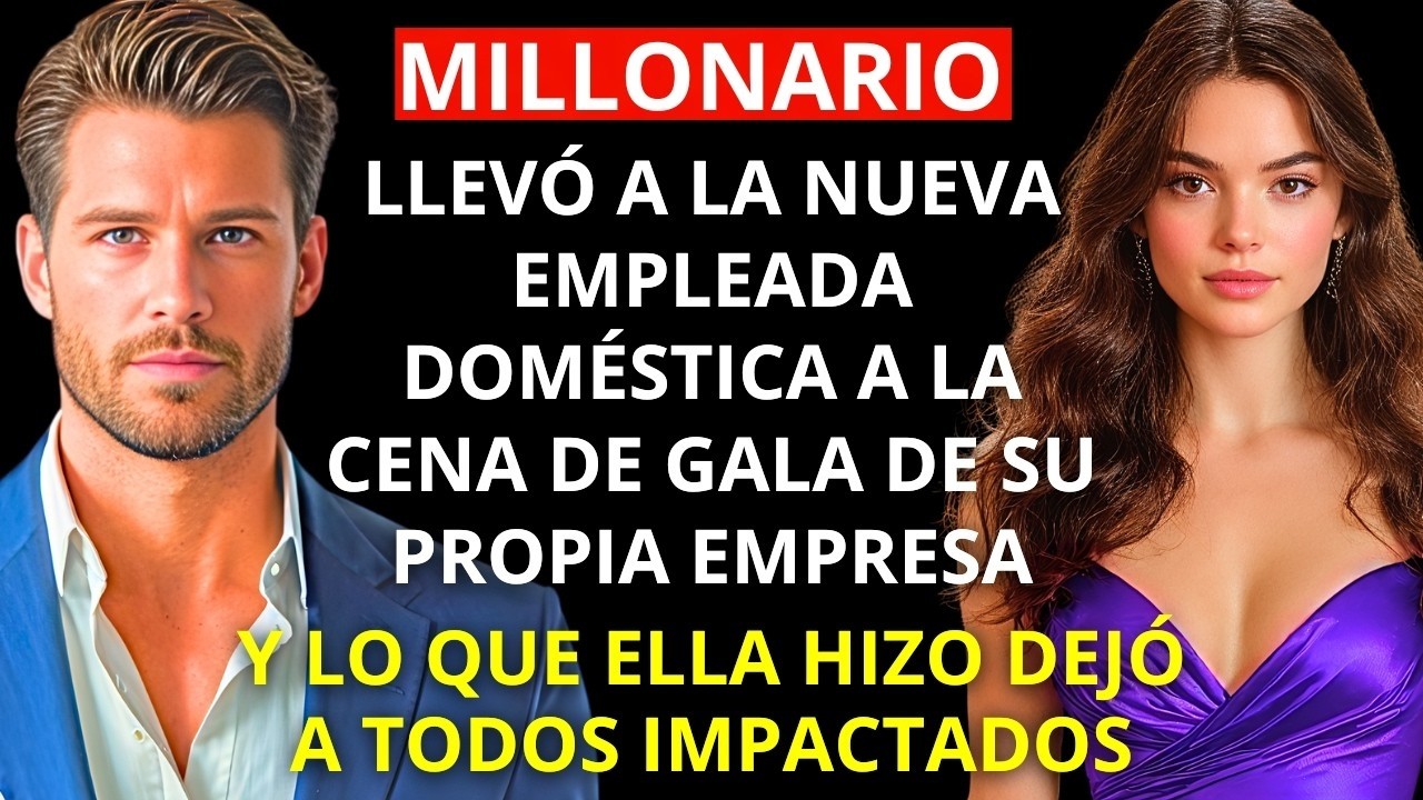 EL MILLONARIO pagó $4,000 para que su EMPLEADA DOMÉSTICA fuera su cita en la CENA DE GALA - lo que..