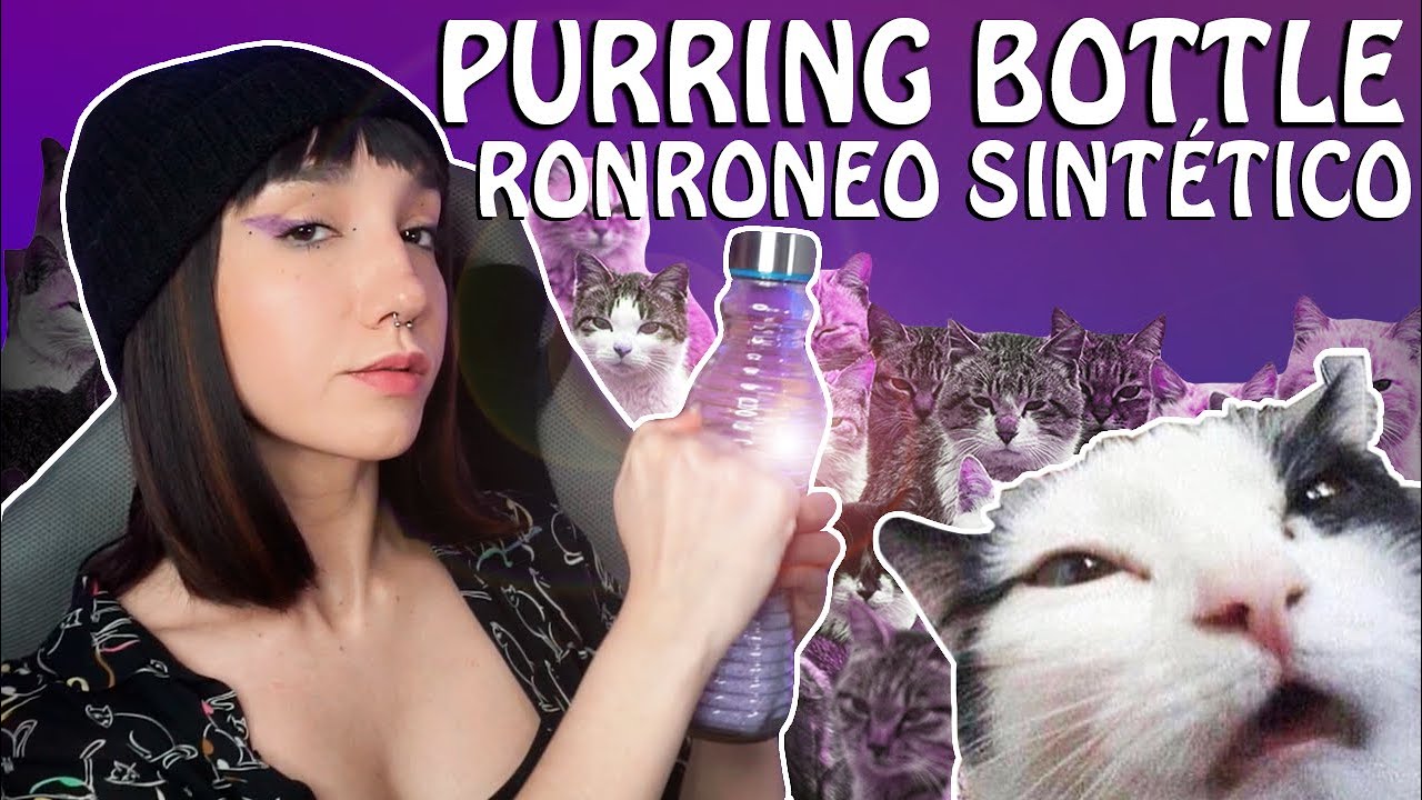 BOTELLA DE RONRONEO ASMR / ASMR PURRING BOTTLE 😻
