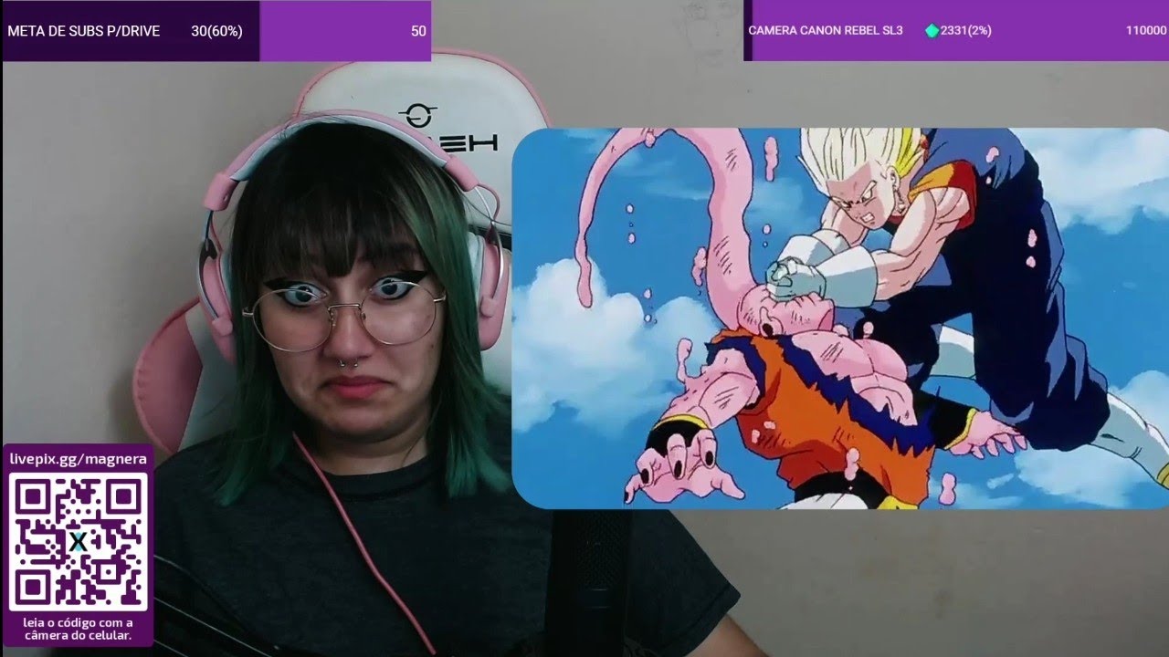 @Magnera REAGINDO a VEGETTO vs SUPER BOO! - LUTA ÉPICA !!
