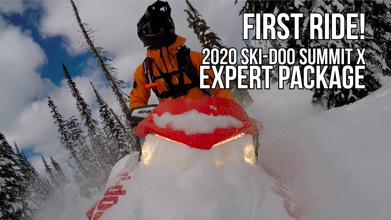 First Ride! 2020 Ski Doo Summit Expert