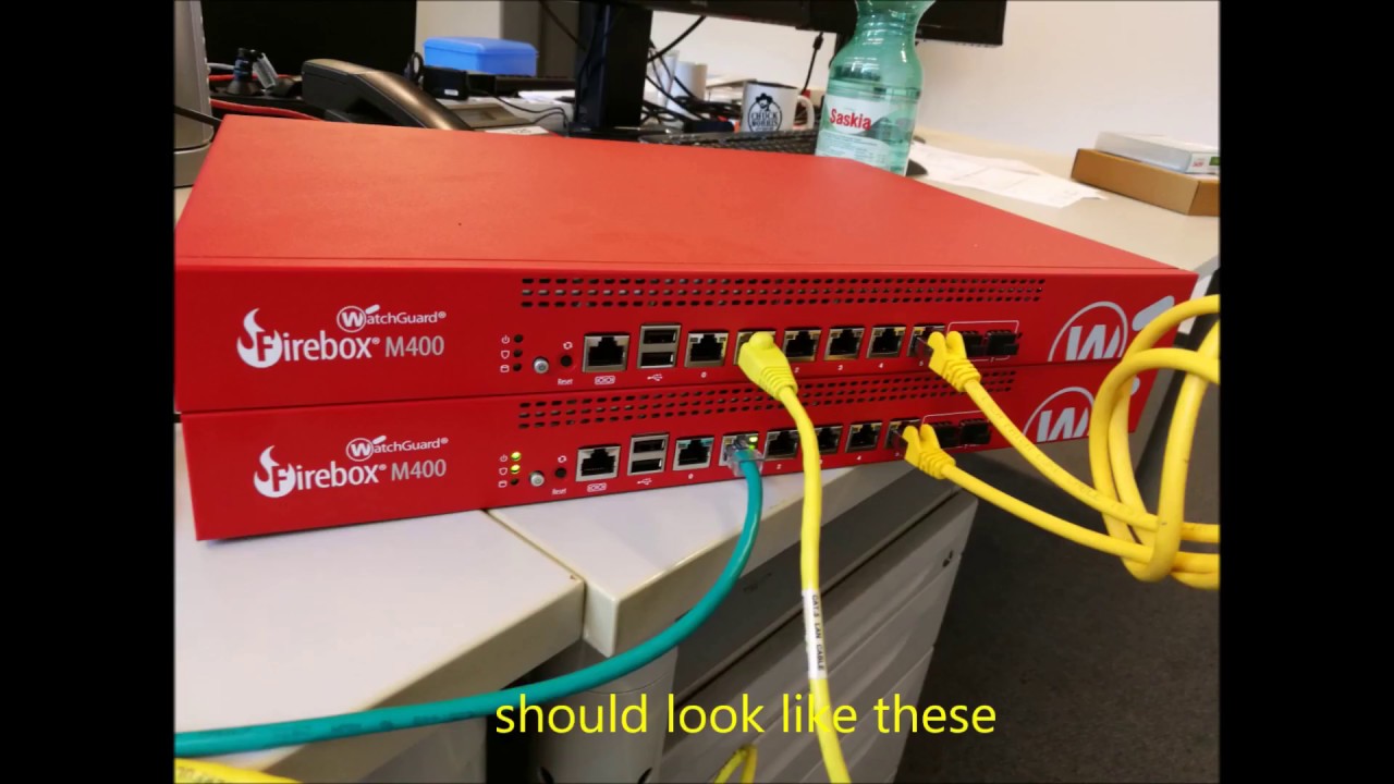 create watchguard Cluster from scratch