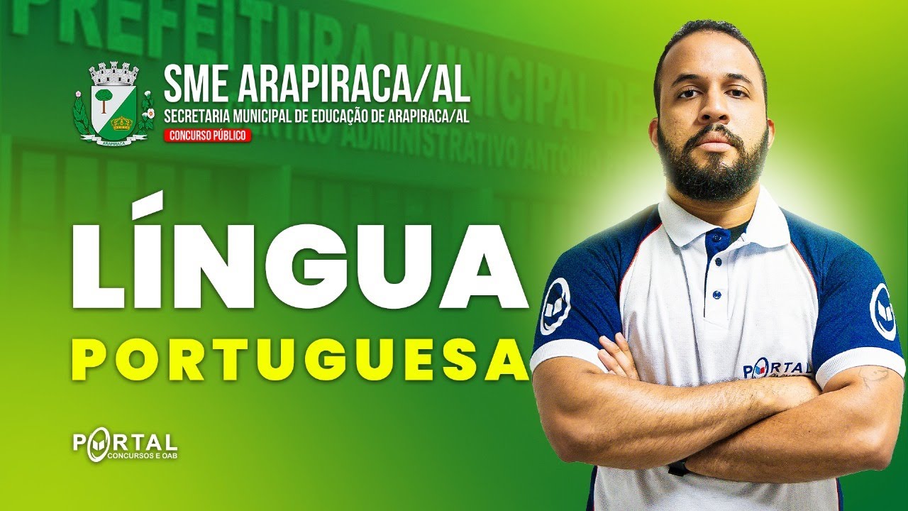CONCURSO SME ARAPIRACA/AL: Língua Portuguesa | Com o Profº. Anderson Oliveira