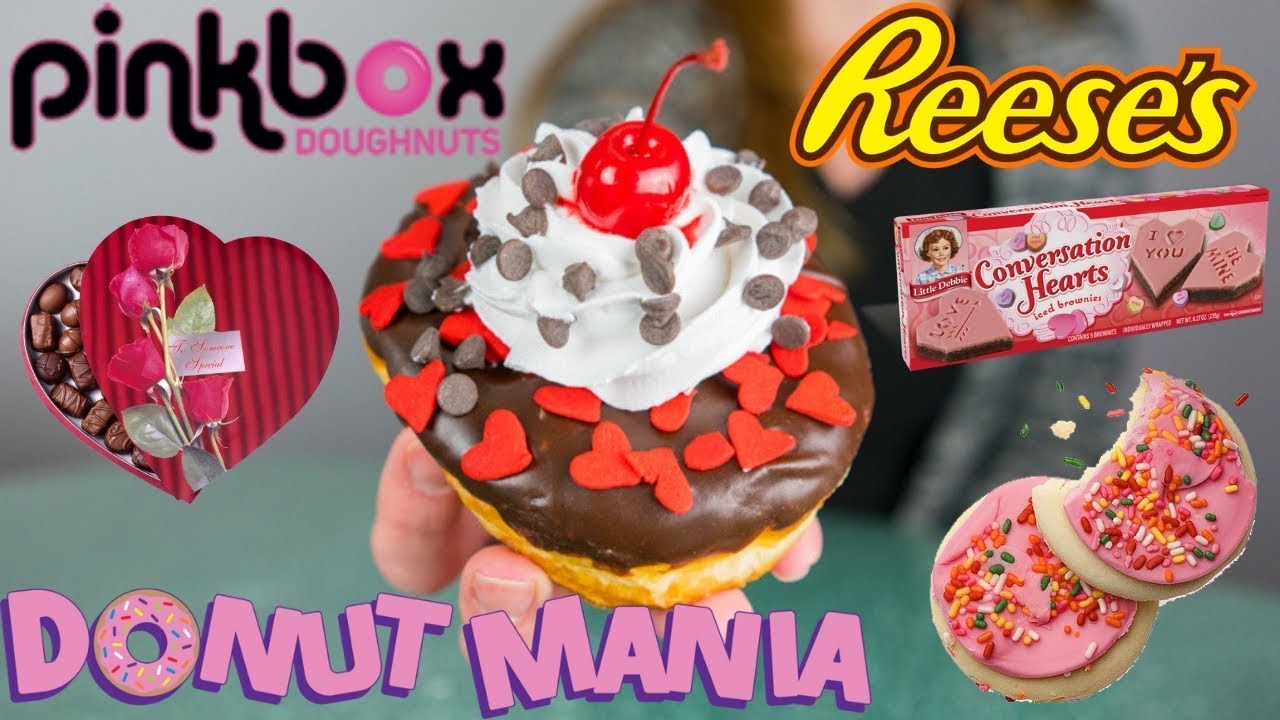 ULTIMATE VALENTINE'S DESSERT CHEAT DAY | DONUTS, COOKIES, CANDY + MORE!