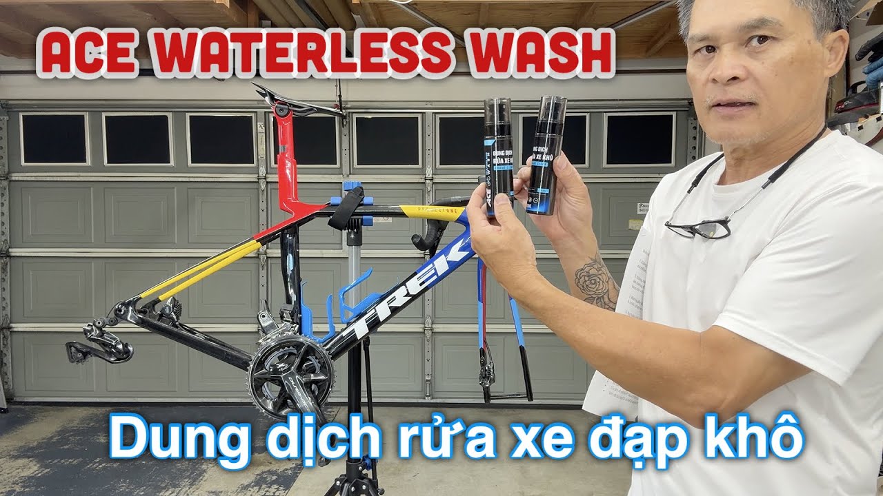 Hướng Dẫn Dùng Dung Dịch Rửa Xe Đạp Khô, ACE Waterless Wash