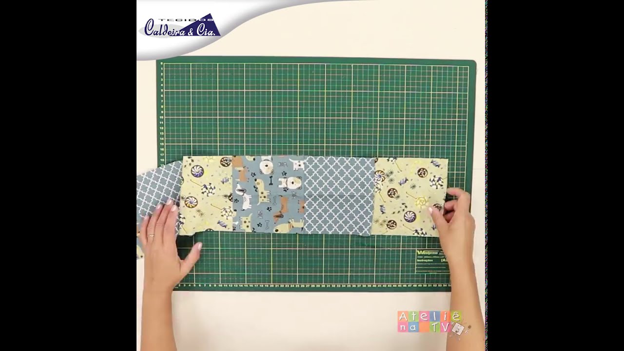 Manta para Bebê - Técnica Patchwork