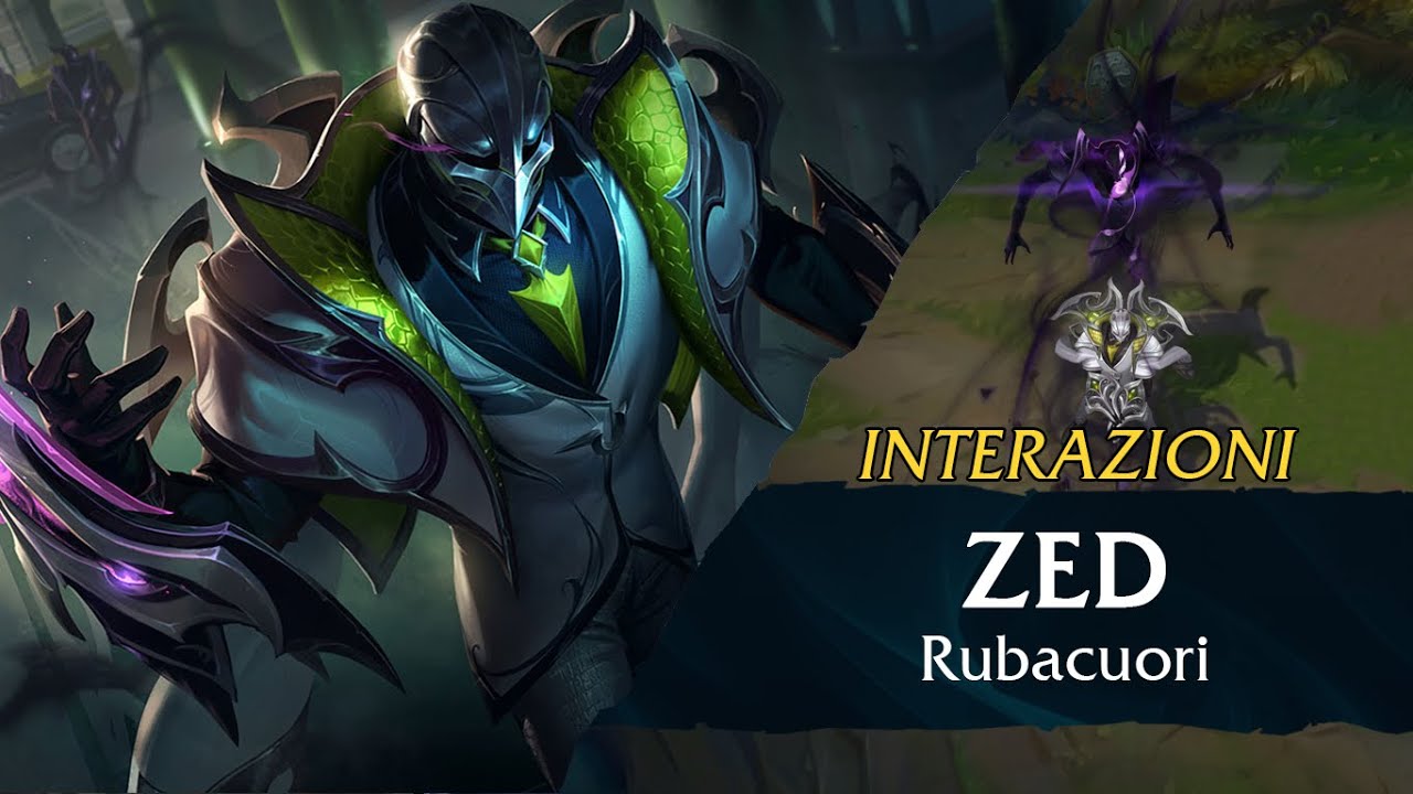 Zed Rubacuori interazioni - Italiano