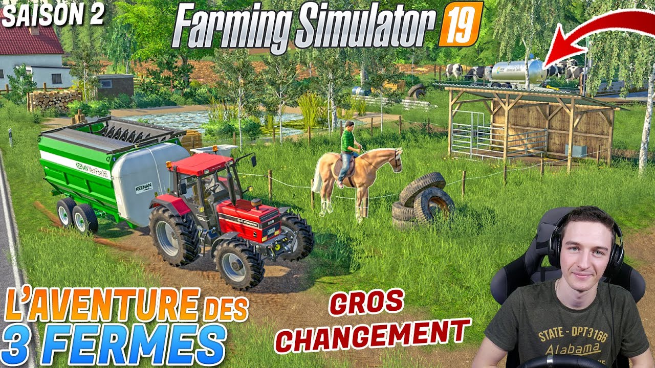 L'AVENTURE DES 3 FERMES S2 ! L'ARRIVÉE DES CHEVAUX DANS LA FERME !