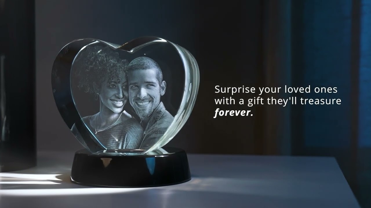 Capture Your Moment with a 3D Photo Crystal Gift