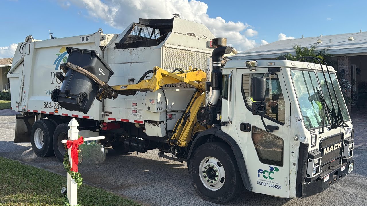 FCC Polk County Mack LR Heil Python Garbage Truck