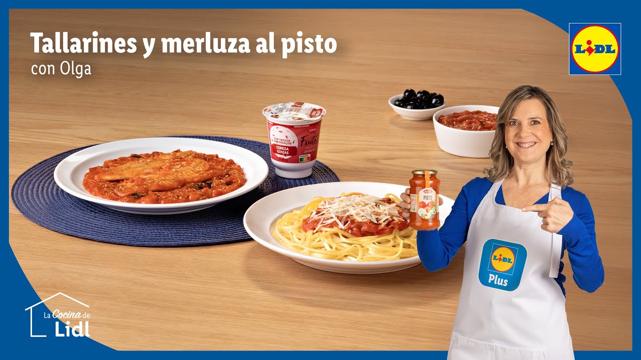 Menú Lidl Plus: Tallarines y merluza al pisto 😋 | Lidl España