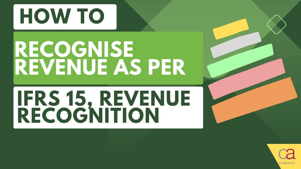 Do you know how to recognise revenue as per IFRS 15, revenue recognition?#IFRS15