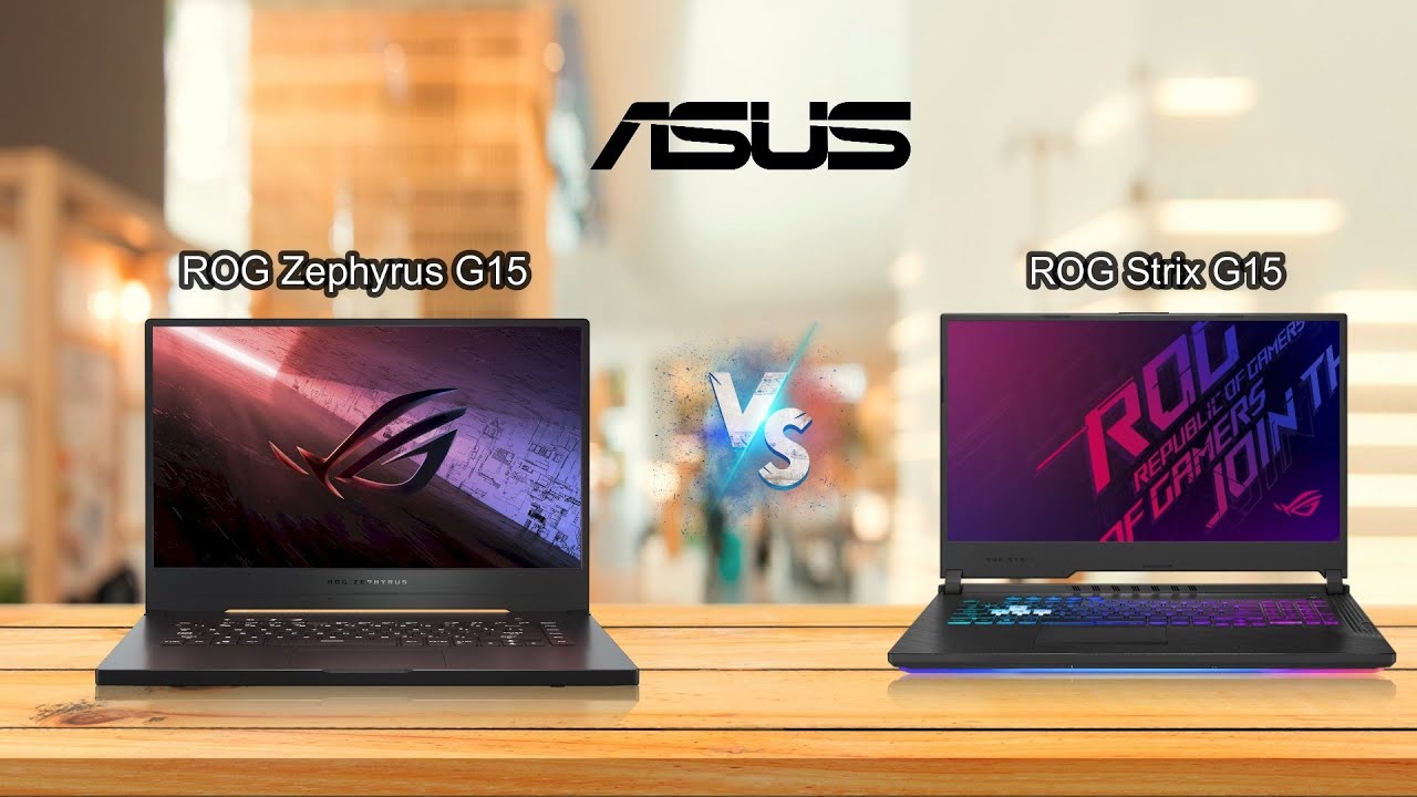 ROG Zephyrus G15 (2020) vs ROG Strix G15 (2020) | Gaming laptops under $1500