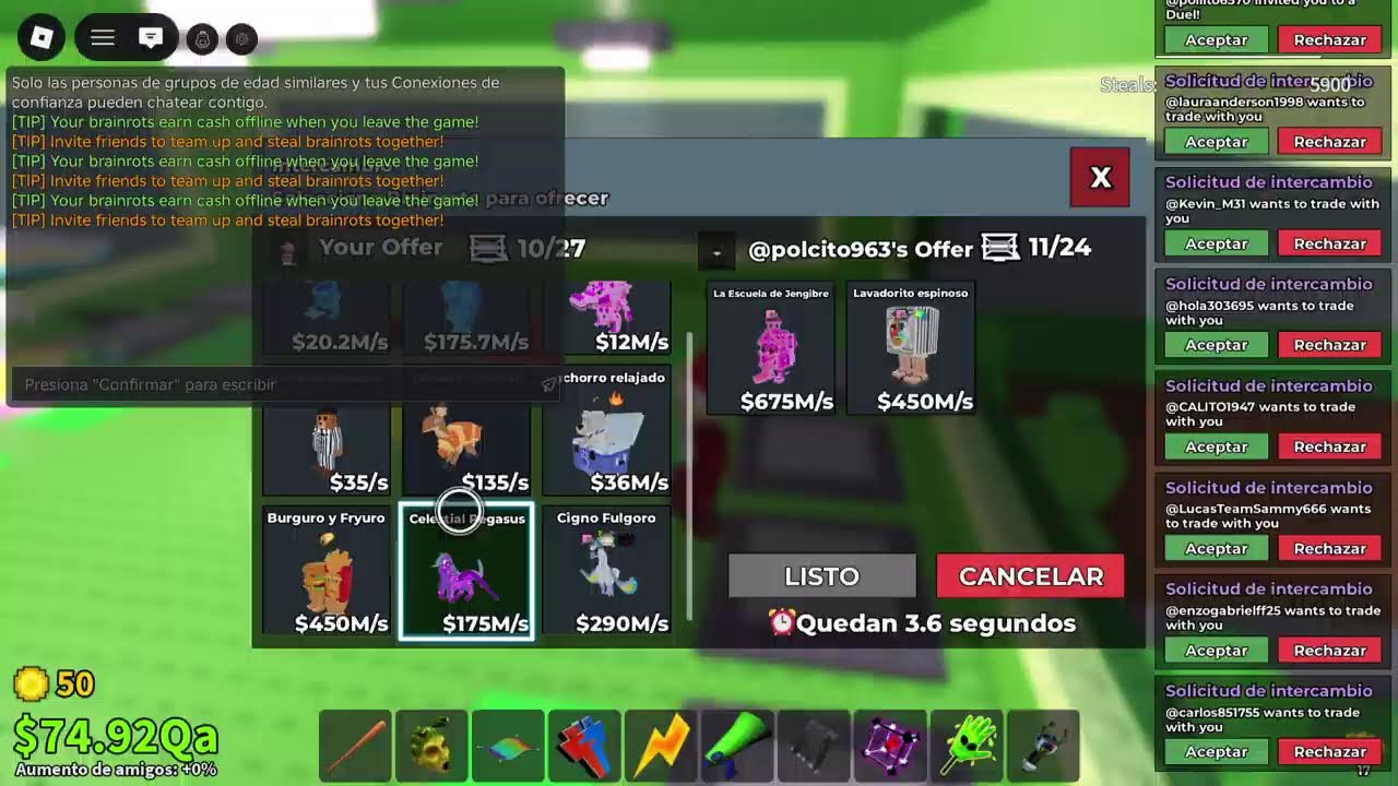Trades y pvps 👌