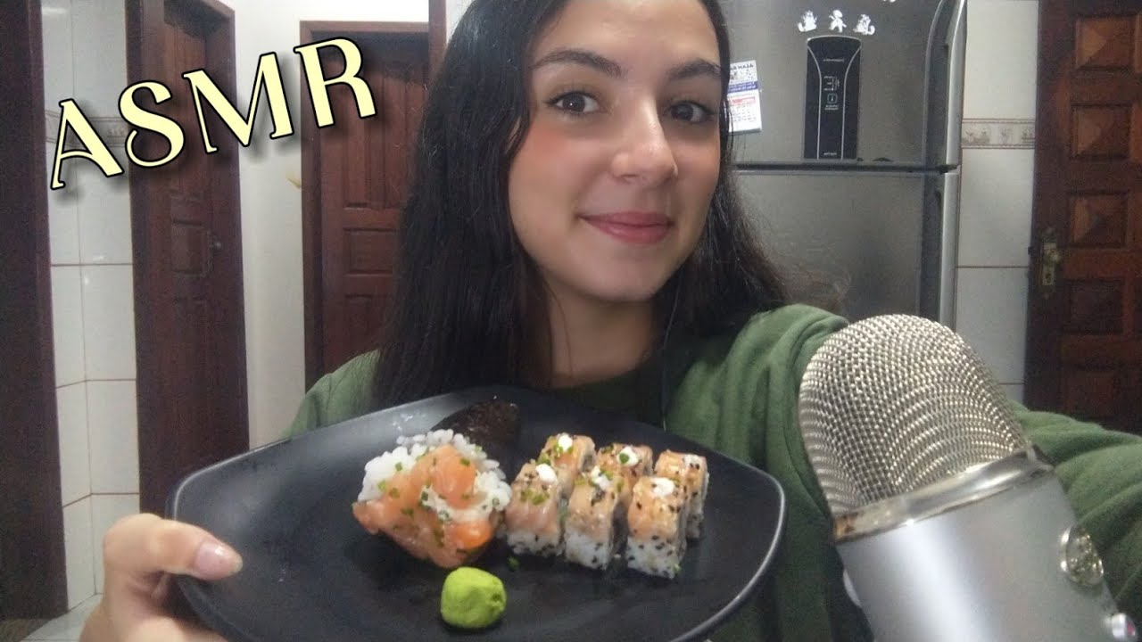 🍣АСМР МУКБАНГ СУШИ ТЕМАКИ🍤