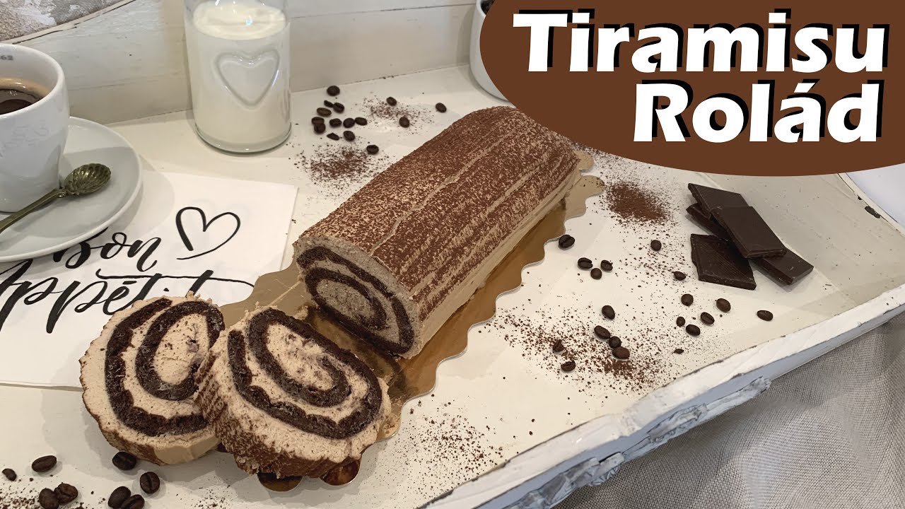 Tiramisu Rolád Cukor, Liszt Nélkül, Gluténmentesen | HagymaLekvár
