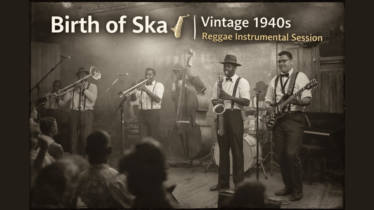 Birth of Ska 🎷 | Vintage 1940s Reggae Instrumental Session