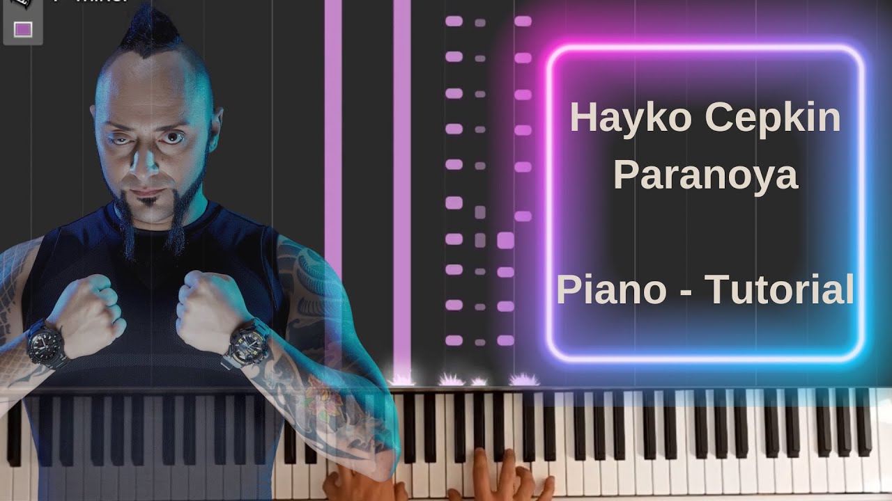 Paranoya - Piano Tutorial