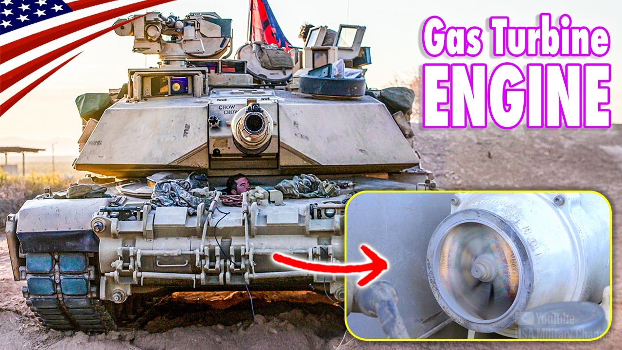 M1 Abrams Tank Engine Startup – AGT1500 Gas Turbine Maintenance