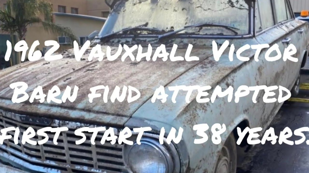Will it start or run? barn find Vauxhall Victor first attempt in almost 40 years.