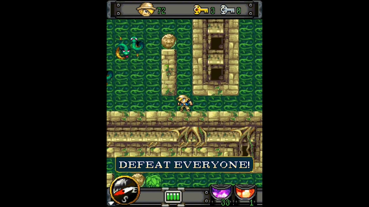 Diamond Rush (2006 Gameloft, Java) - Angkor Wat: Secret Stage 3
