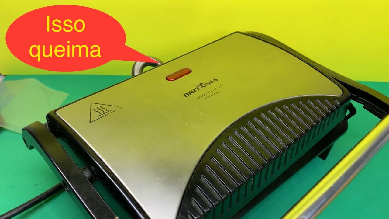 sanduicheira não liga, não esquenta