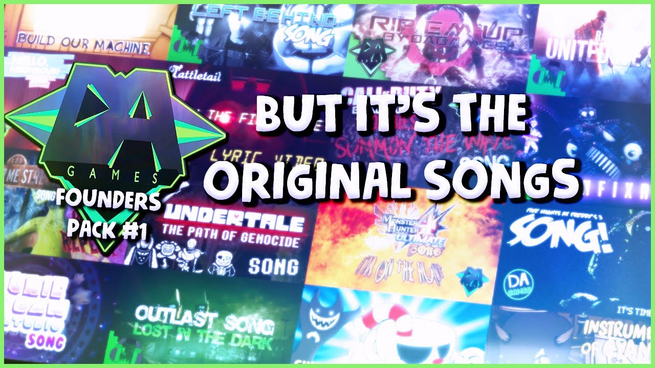 DAGames Founders Pack #1 But It's The Original Songs (2024 Remake!)