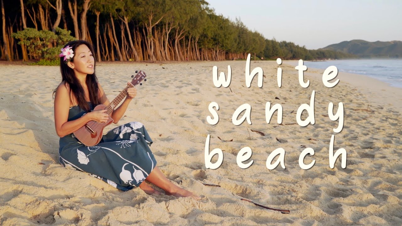 White Sandy Beach of Hawai'i (Bruddah Iz) Ukulele Fingerpicking // Cynthia Lin Play-Along