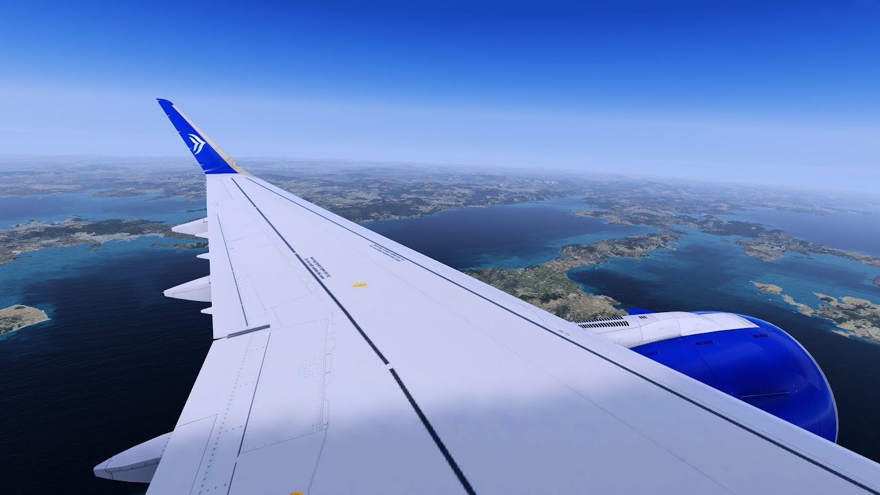 [P3Dv5.4] AEGEAN A321neo flight from Athens, Greece to Larnaca, Island of Cyprus