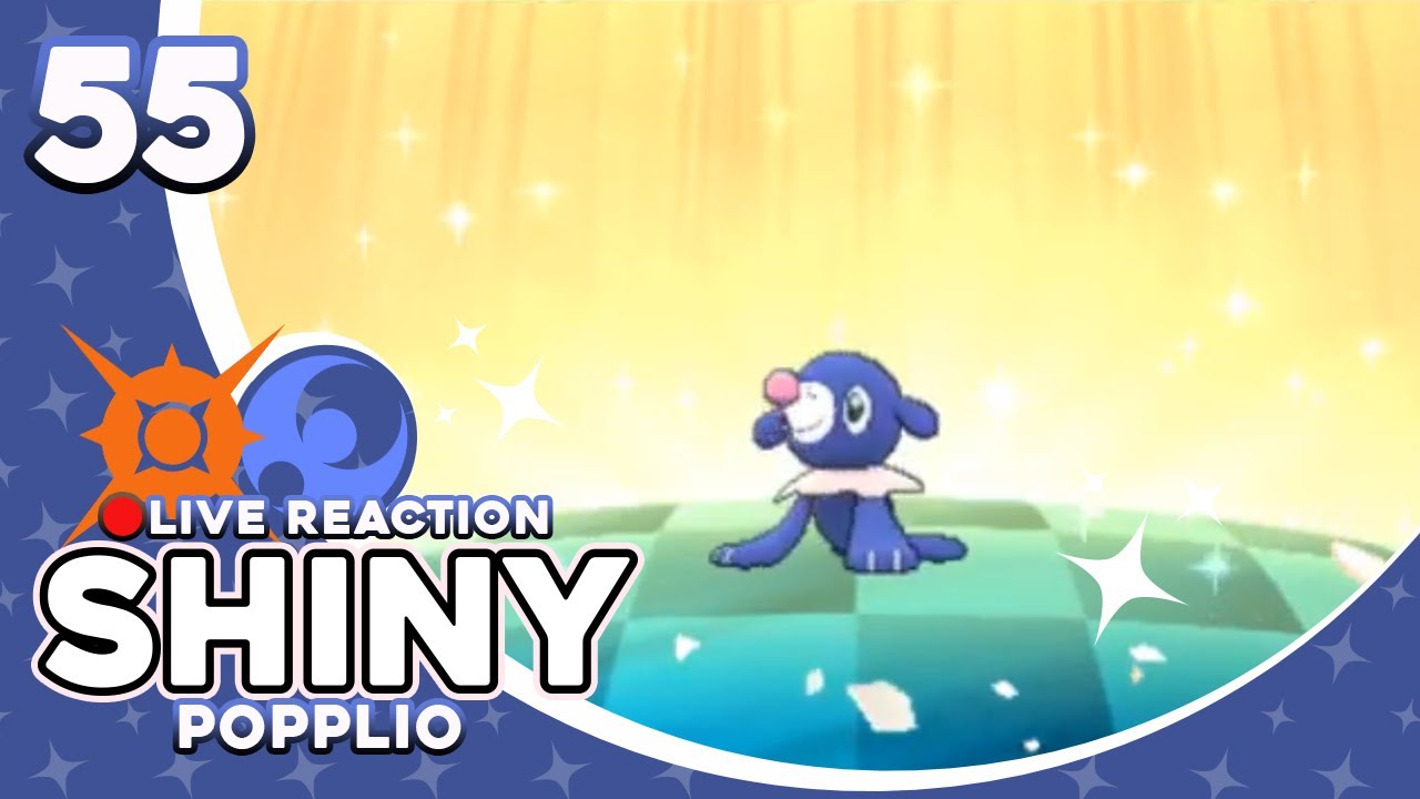 THE WORST ALOLA STARTER! SHINY POPPLIO! | Pok&eacute;mon Sun and Moon Shiny Reaction #55 | CBAD