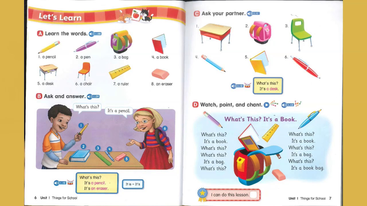 Let's Go: English Book 1 Unit 1