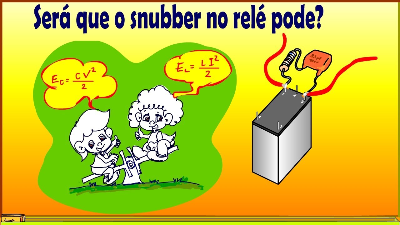 Posso usar um snubber em paralelo com a bobina do relé?