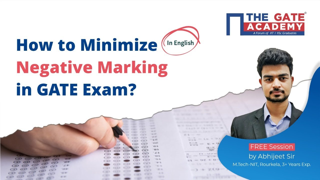 How to Avoid Negative Marking in GATE Exam | GATE 2021 Negative Marking Rules | THE GATE ACADEMY