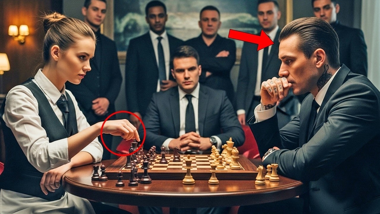 Szef Mafii zaprasza kelnerkę na partię szachów dla zabawy, ale nie wiedział, że ona była genius