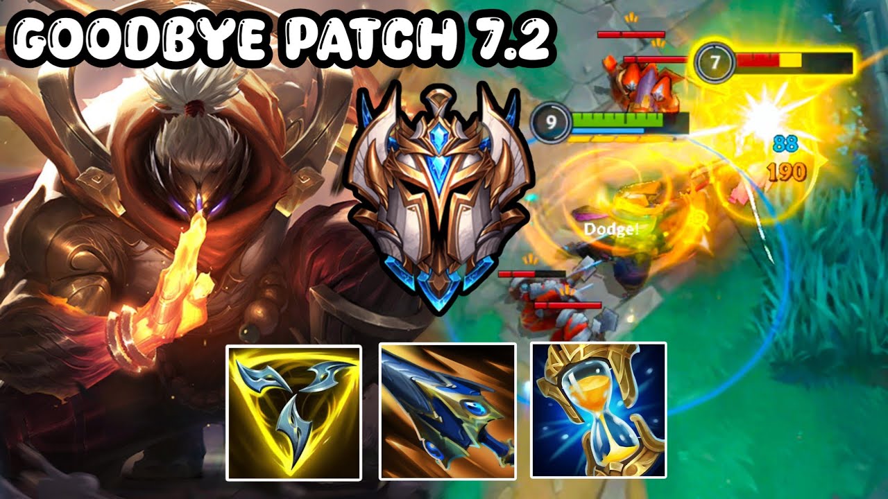 GOODBYE WILD RIFT 7.2&hellip; 😢 One Last Game DESTROYING YONE!