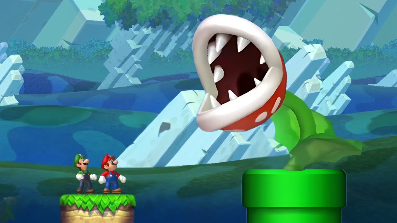 New Super Mario Bros. U Deluxe – Part 1: Acorn Plains & Giant Piranha Plant