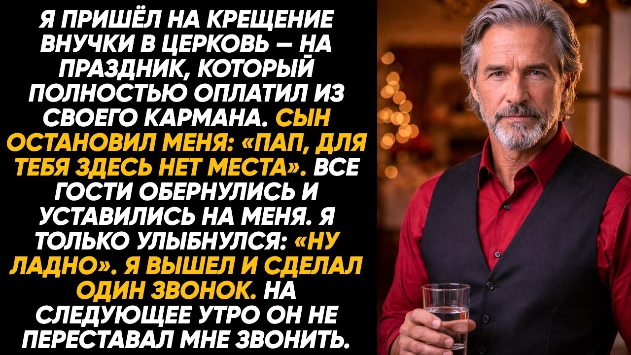 Сын выгнал меня с крещения внучки: 