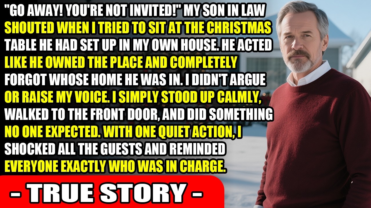 “Get Out!” My SIL Yelled At Christmas In My House—So I Did Something He Didn't Expect...