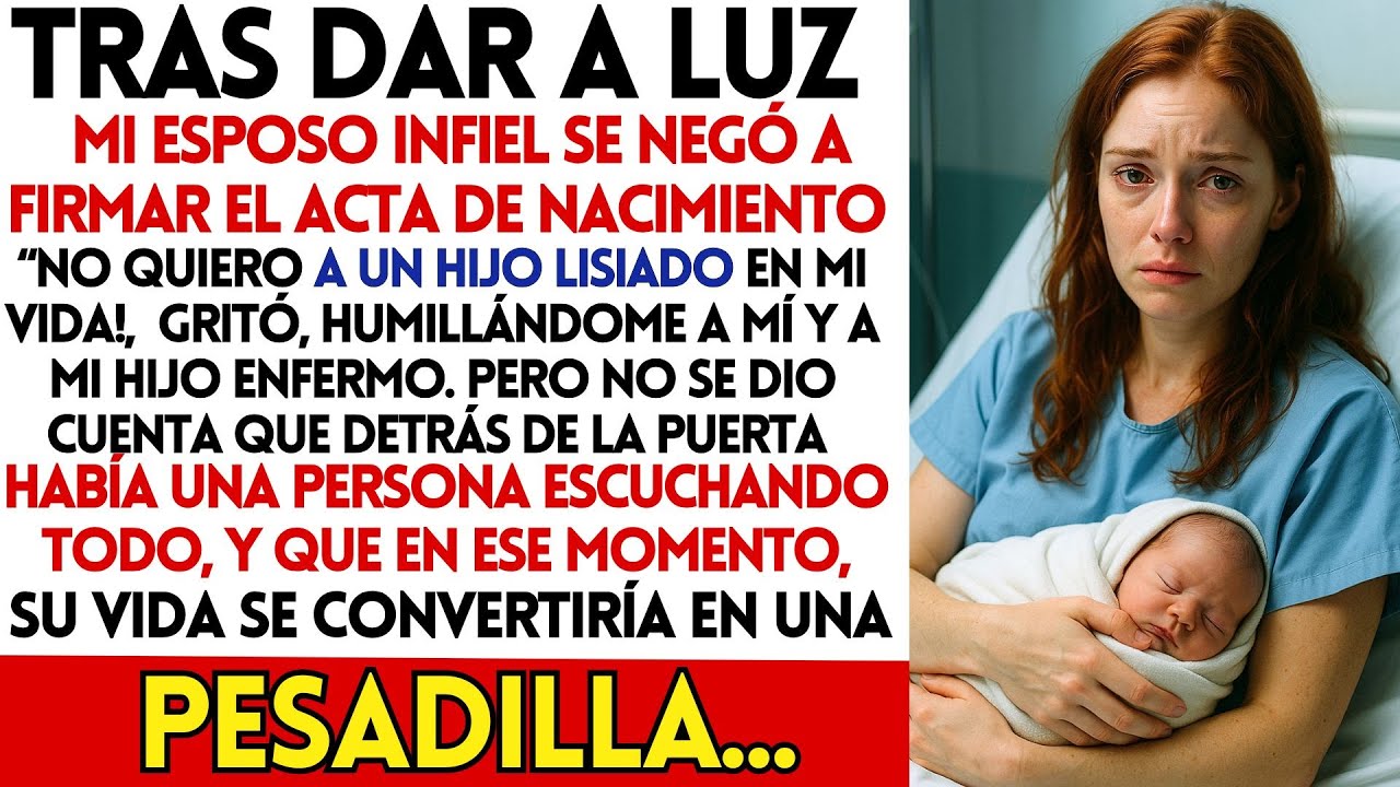 Tras Dar a LUZ, mi ESPOSO Se NEGÓ a Firmar el ACTA DE NACIMIENTO, Pero NUNCA IMAGINÓ (Historia Real)
