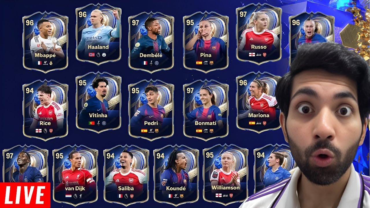 FULL TOTY TEAM IN PACKS LIVE 🥶 || EAFC 26 LIVE