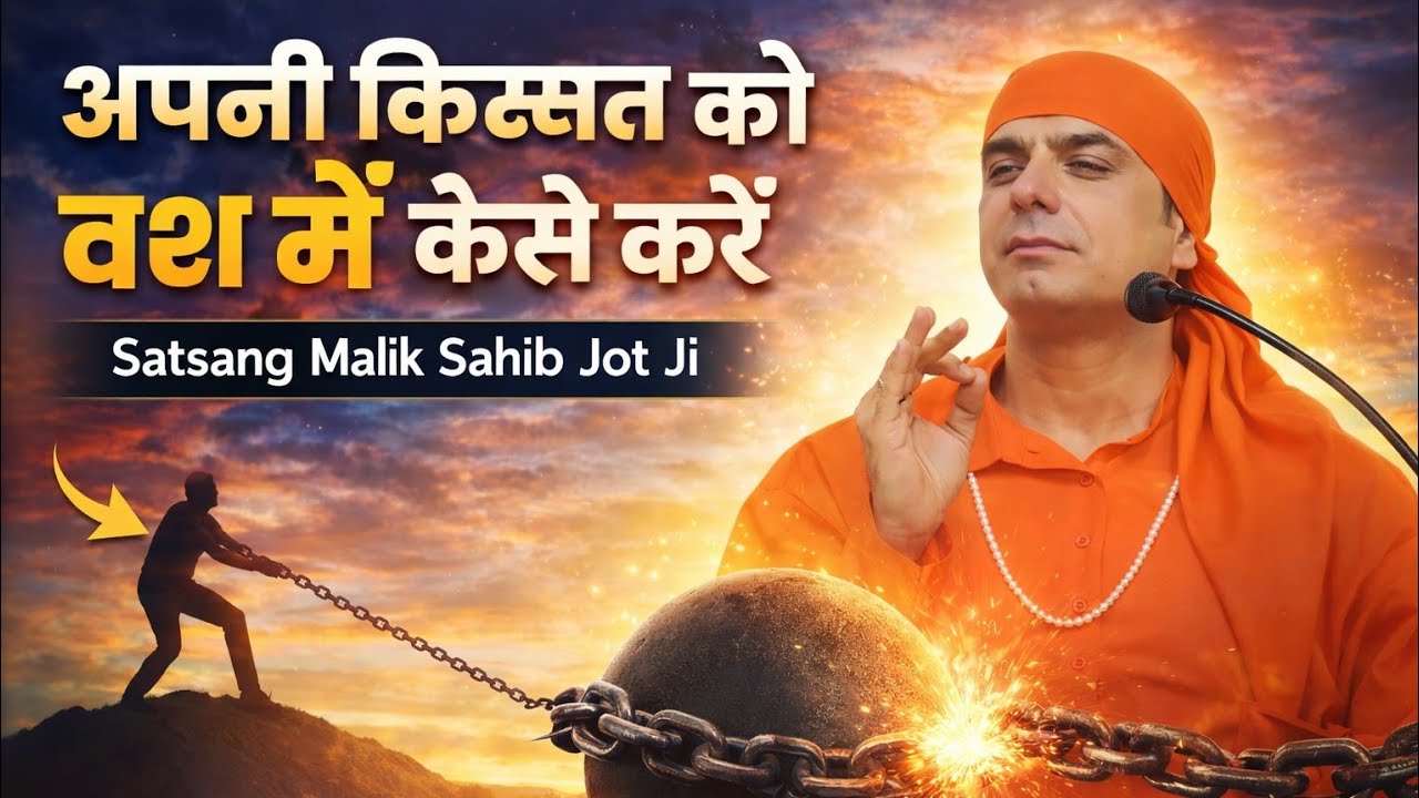 अपनी किस्मत को वश में कैसे करें..! Satsang Malik Sahib Jot Ji 