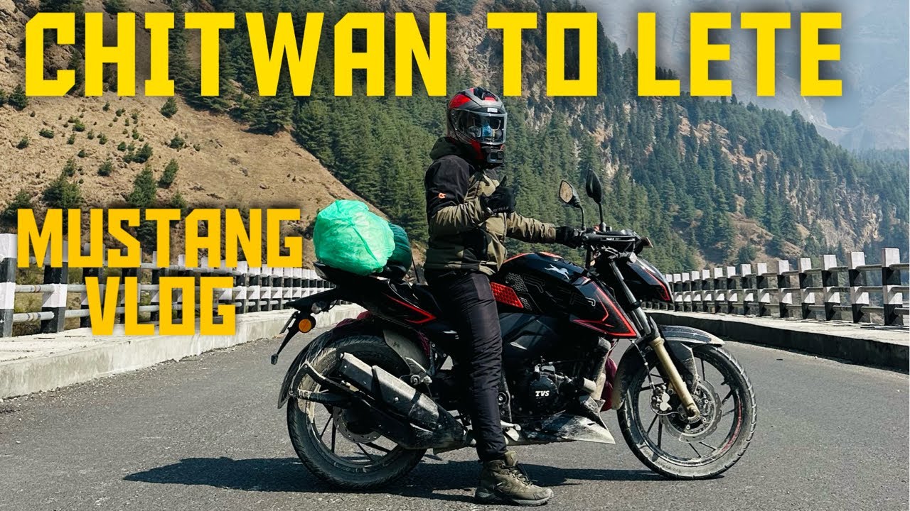 Chitwan - Lete | Day 01| Motorcycle Adventure | Mustang | Travel Vlog| Nepal| #travelvlog #mustang