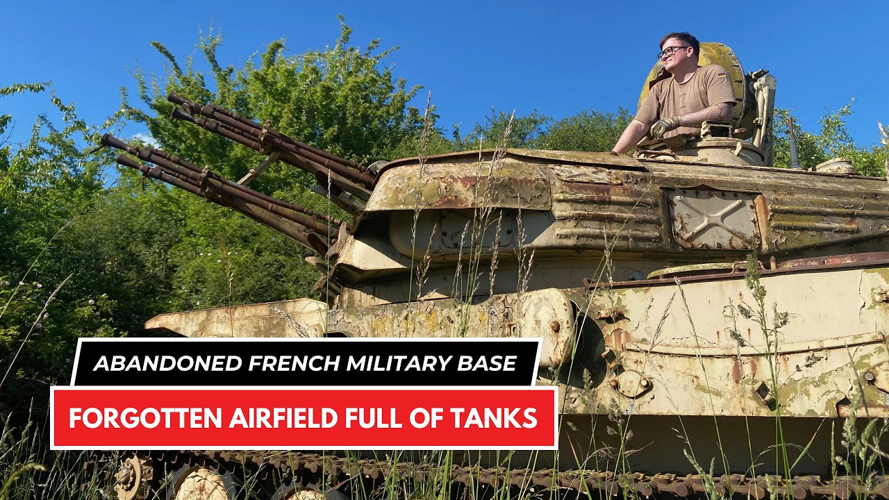 Forgotten Tanks on Abandoned French Military Airfield