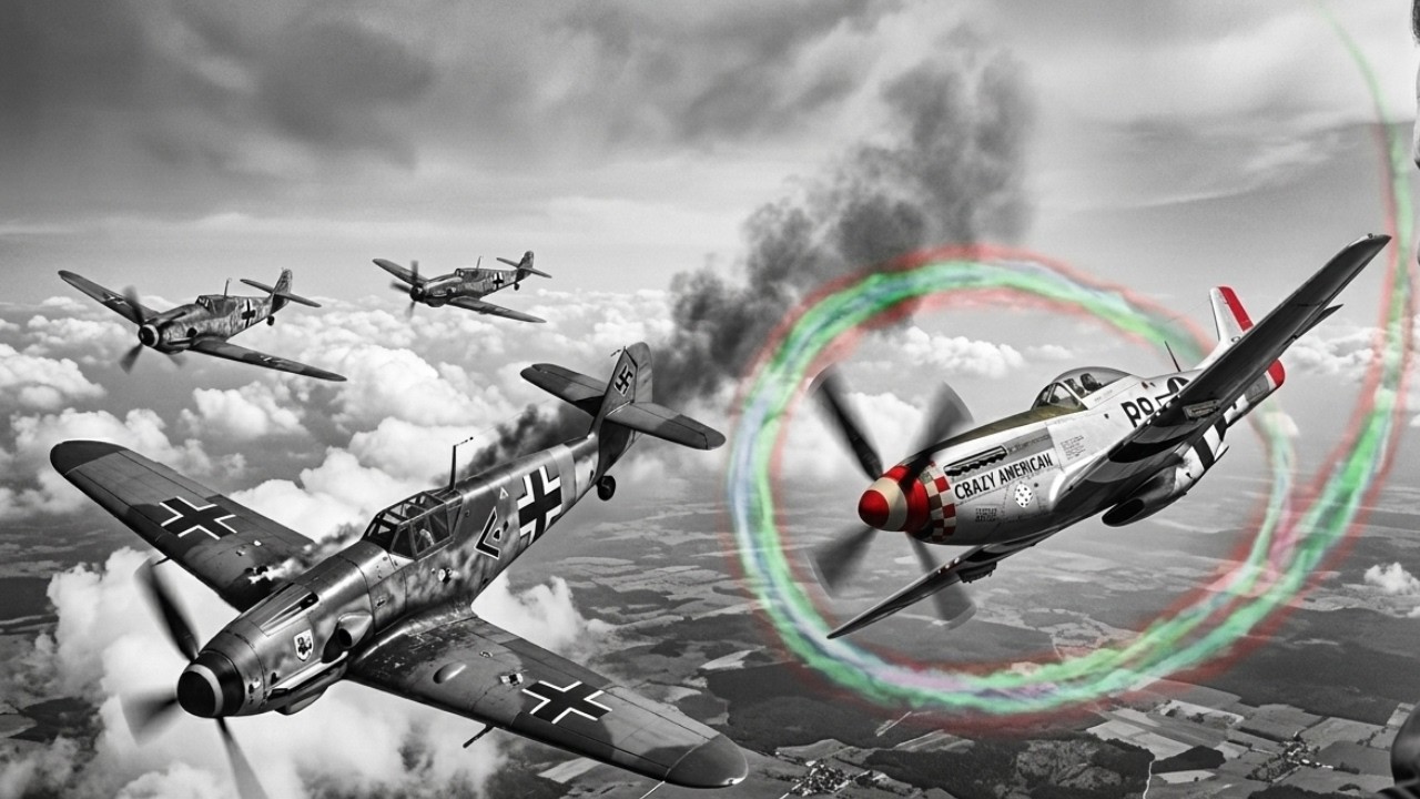 Germans Couldn't Understand This Drunk Flying Pattern — Lost 31 Fighters To One Crazy American
