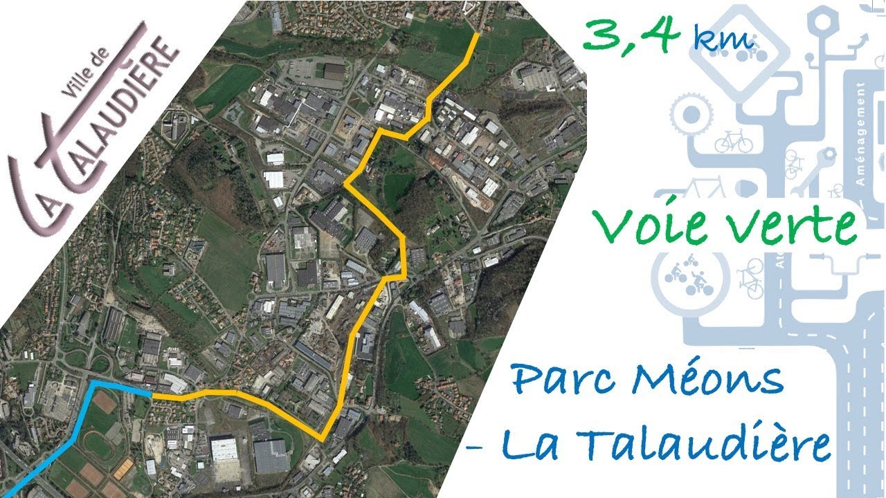 Voie Verte : Parc M&eacute;ons - La Talaudi&egrave;re