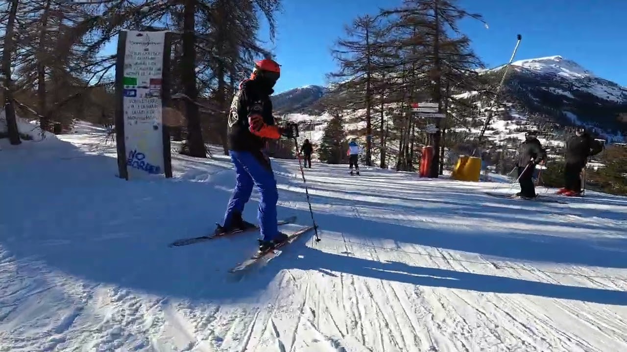 Clavier to Montgenevre - Red slope