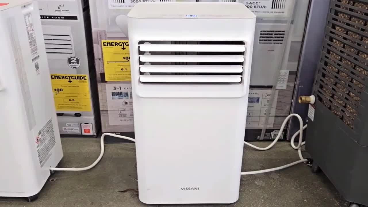 VISSANI PORTABLE AIR CONDITIONER Shop with us at Home Depot!!!