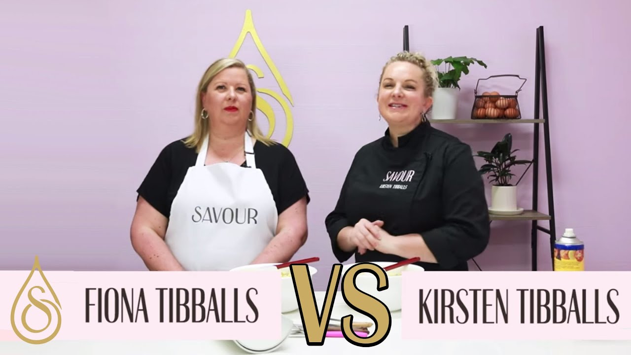 Kirsten Tibballs VS Her Sister | Bake Off!